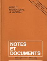 Notes Et Documents Anno VII N 26 27. Publication Trimestrielle