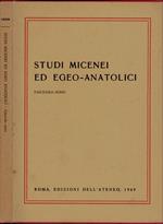 Studi Micenei ed Egeo-Anatolici VOL XXXIX. Fascicolo nono