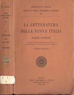 La letteratura della Nuova italia (vol. secondo). Saggi critici