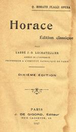 Horace. Eidition Classique