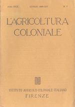 L' agricoltura coloniale-Anno XXX n. 7