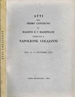 Atti del Primo Convegno su Mazzini e i Mazziniani Dedicato a Napoleone Colajanni. Pisa 16-17 Settembre 1972