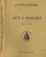 Atti e memorie. Serie XI-vol.III