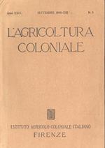 L' agricoltura coloniale-Anno XXIX n. 9