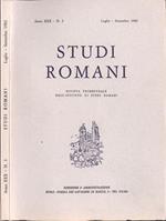 Studi romani-Anno XXX-n. 3. Rivista trimestrale dell'Istituto Nazionale di Studi Romani