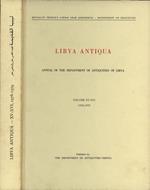 Libya Antiqua. Vol. XV. XVI 1978. 1979. Annual of the Department of Antiquities of Libya