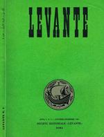 Levante Anno I N. 2. Rivista Italo Araba