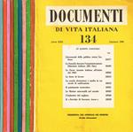 Documenti di Vita Italiana Anno XIII N. 134 135 137 138 139 140/141 142 143 144 145