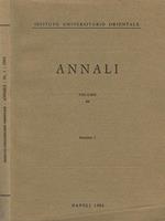 A: I. O. N. : Annali Vol 44 Fasc. 1. Rivista del Dipartimento di Studi Asiatici e del Dipartimento di Studi e Ricerche su Africa e Paesi Arabi