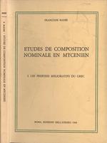 Etudes de composition nominale en mycenien. les prefixes melioratifs du grec