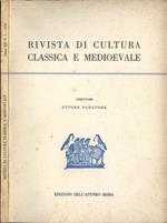 Rivista di cultura classica e medioevale-Anno XII n. I