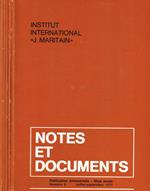Notes Et Documents Anno III. Publication Trimestrielle