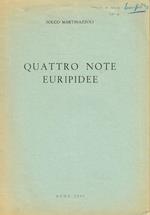 Quattro Note Euripidee