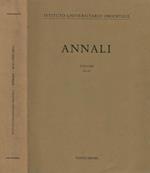 A. I. O. N. : Annali Vol 60. 61. Rivista Del Dipartimento Di Studi Asiatici E Del Dipartimento Di Studi E Ricerche Su Africa E Paesi Arabi