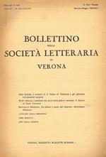 Bollettino della Società Letteraria di Verona Anno XII N. 1-2