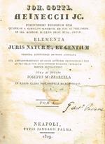 Juris Naturae, Et Gentium Tomo I