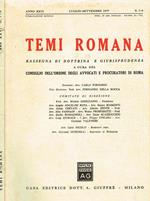 Temi Romana Anno XXVI N.7-9. Rassegna di Dottrina e Giurisprudenza