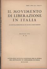 Il movimento di liberazione in Italia. Rassegna bimestrale di studi e documenti