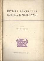 Rivista di cultura classica e medioevale-Anno VI n. I