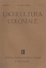 L' agricoltura coloniale n. 10