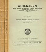 Athenaeum N.S. Vol. Liv Fasc.I Ii Iii Iv. Studi Periodici Di Letteratura E Storia Dell'Antichità