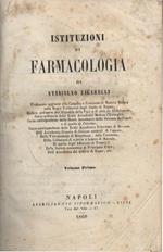 Istituzioni di Farmacologia. di Stanislao Zigarelli