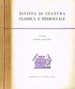 Rivista Di Cultura Classica E Medioevale Anno Iv