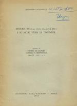 Ancora Su (261-266) E Su Altri Versi Di Teognide. Estratto Da Rivista Di Cultura Classica E Medioevale Anno Ix 1967 N.3