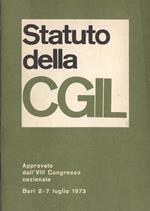 Statuto della CGIL. Approvato dall' VIII Congresso nazionale