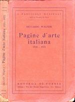 Pagine D'Arte Italiana. 1834 - 1872