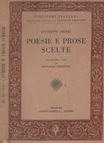 Poesie e prose scelte