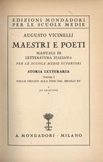 Maestri e poeti. Dalle origini alla fine del secolo XV