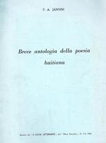 Breve Antologia Della Poesia Haitiana. Estratto Da Il Sofà Letterario Del Mese Sanitario N.5-6 1962