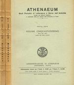 Athenaeum N.S. Vol. Lii Fasc.I Ii Iii Iv. Studi Periodici Di Letteratura E Storia Dell'Antichità