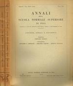 Annali Della Scuola Normale Superiore Di Pisa Serie Ii Vol.Xxiv. Lettere, Storia E Filosofia