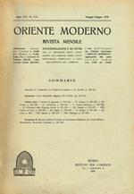 Oriente Moderno Anno Lvi N.5-6. Rivista Mensile