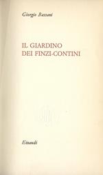 Il giardino dei Finzi. Contini