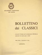 Bollettino Dei Classici Serie Terza Fasc.V 1984. Estratto