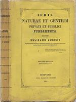 Iuris Naturae et Gentium Privati e Pubblici Fundamenta. auctore Gulielmo Audisio Editio Prima ab auctore recognita