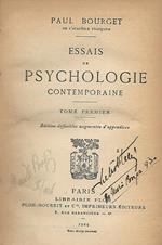 Essais de Psycologie contemporaine