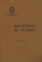 Bollettino Dei Classici Serie Terza Fascicolo Vi