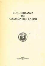 Concordanza Dei Grammatici Latini. Supplemento Al Vol.112 Degli Atti Dell'Accademia Delle Scienze Di Torino Ii-Classe Di Scienze Morali, Storiche E Filologiche