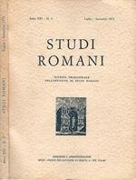 Studi Romani - Anno Xxi - N.3