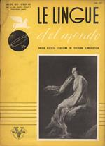Le lingue del mondo Anno XVII n. 3 Marzo 1952. Unica rivista italiana di cultura linguistica