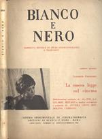 Bianco e Nero Anno XXVII nn. 1 2 Gennaio Febbraio 1966 Numero speciale. Rassegna mensile di studi cinematografici e televisivi