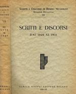 Scritti E Discorsi Dal 1929 Al 1931