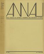 Annali Della Facoltà Di Lettere E Filosofia Dell'Università Di Napoli Vol Xiv N.S. Ii (1971-1972)