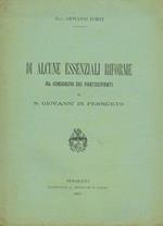 Di Alcune Essenziali Riforme Al Consorzio Dei Partecipanti Di S.Giovanni In Persiceto