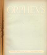 Orpheus. Rivista Di Umanità Classica E Cristiana. Anno Ii Fasc.I/Ii Iii