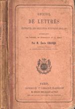 Recueil de lettres. Extraites des meilleurs ècrivains anglais